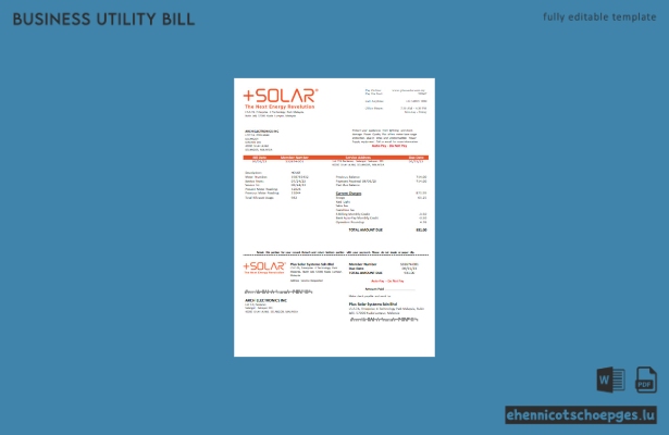 Beispielrechnung für das Energieversorgungsunternehmen von Plus Solar Systems Sdn Bhd
